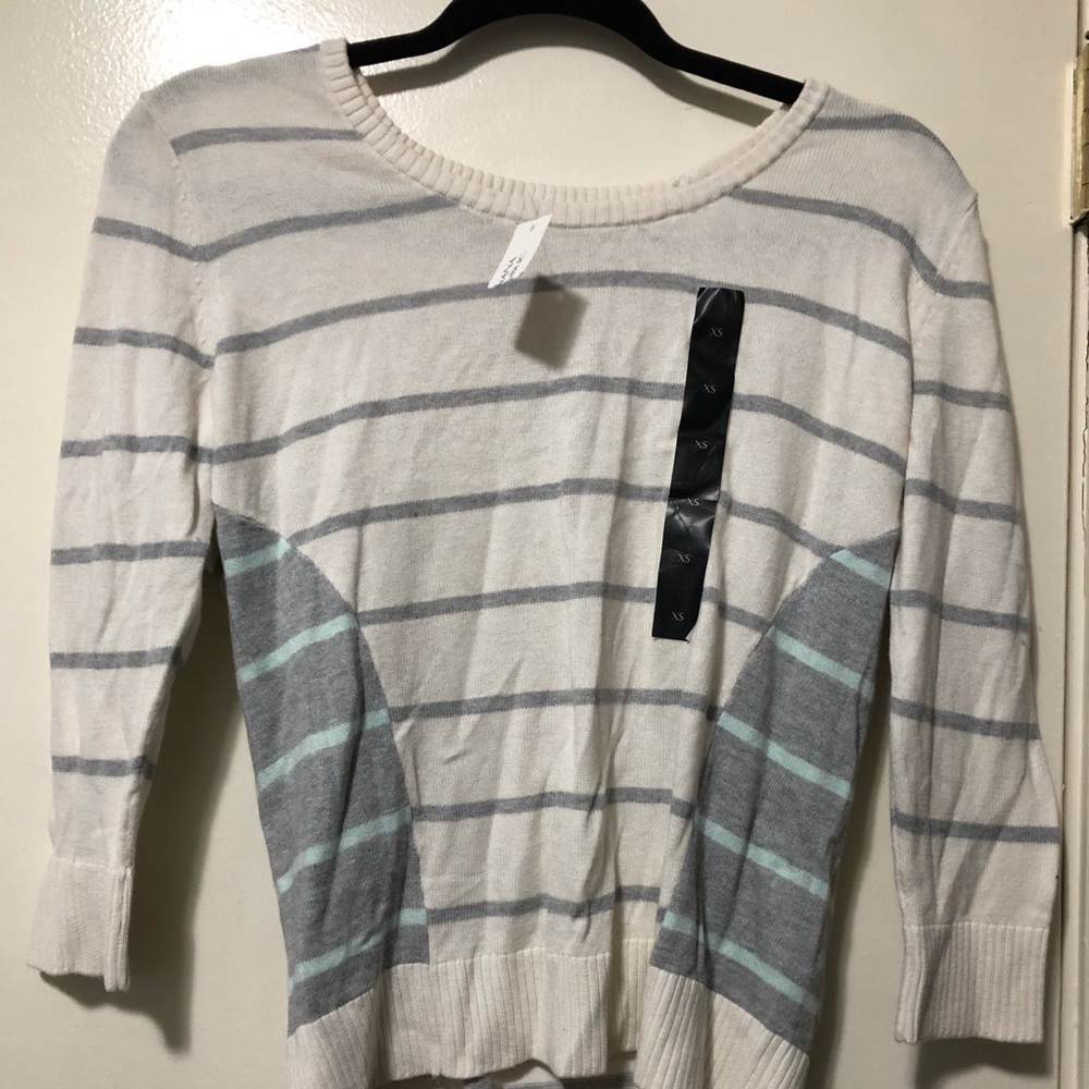 Never worn Banana Republic striped sweater